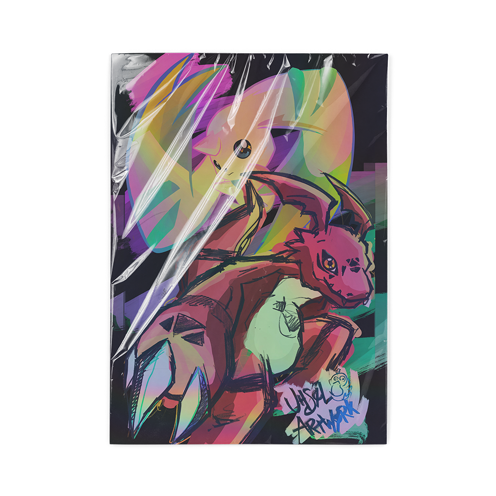 PRINT GUILMONxTERRIERMON DIGIMON