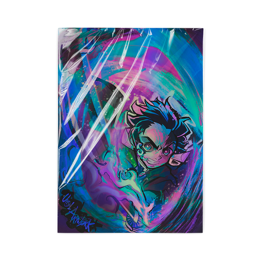 PRINT TANJIRO AZUL KIMETSU NO YAIBA